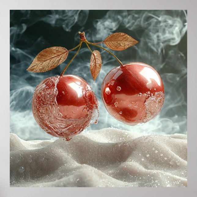 Poster Maçãs vermelhas (Frente)