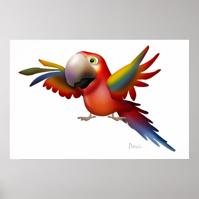 Poster Macaw - SRF (Frente)