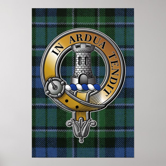 Poster MacCallum Tartan e Crachá (Frente)