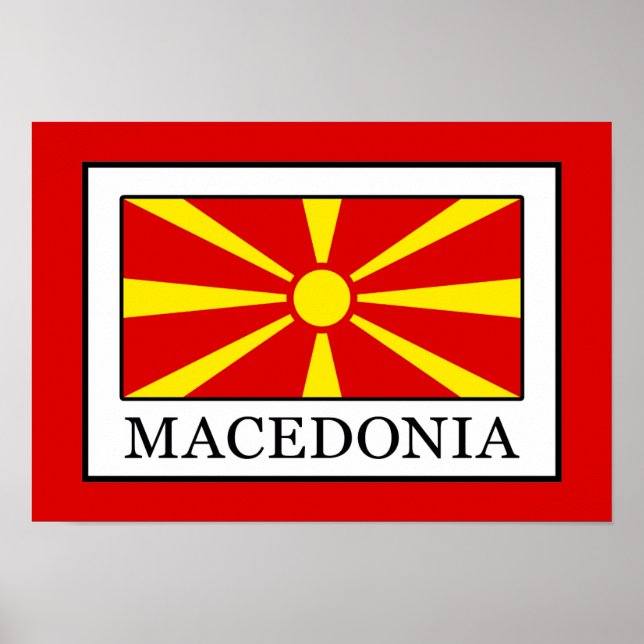 Póster Macedônia (Frente)