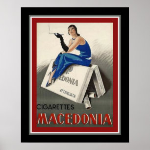 Poster Macedônia Cigarros