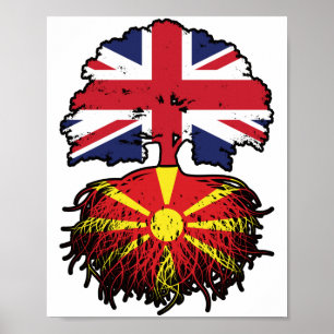 Poster Macedônia Macedônia Macedônia Reino Unido