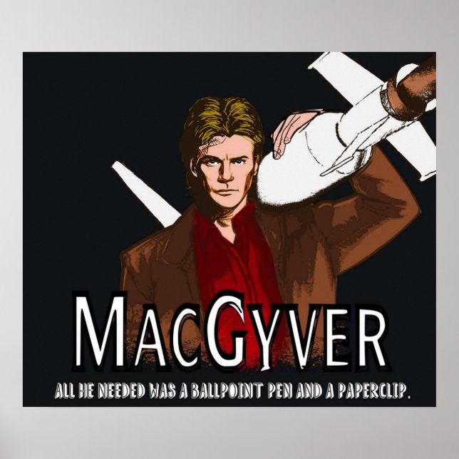 Poster Macgyver (Frente)