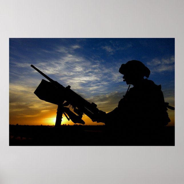 Poster Machine Gunner (Frente)