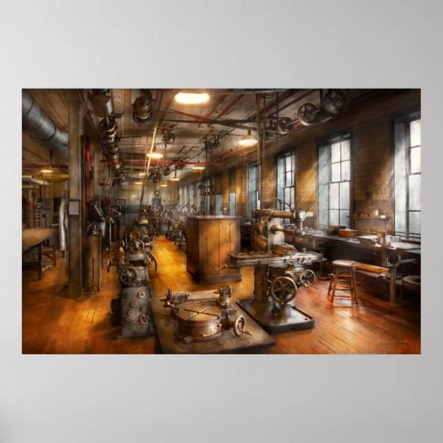 Poster Machinista - Sociedade Industrial (Frente)