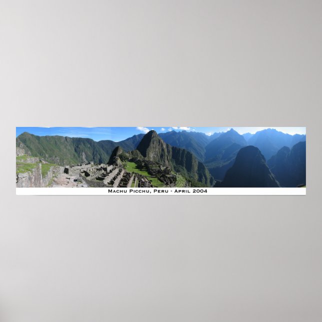 Poster Machu Picchu Panorama 2 (Frente)