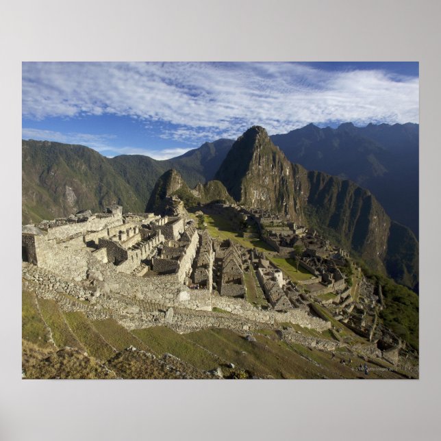 Poster Machu Picchu, Patrimônio Mundial da UNESCO, Águas (Frente)