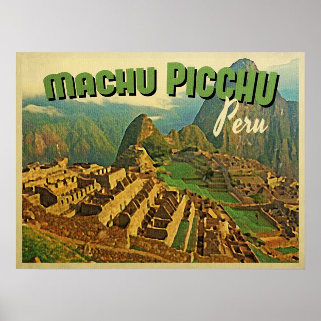 Poster Machu Picchu Peru (Frente)