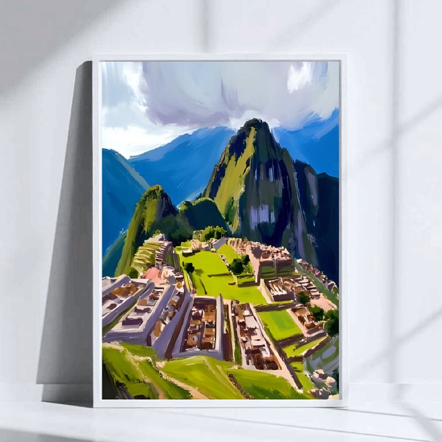 Poster Machu Picchu Peru Pintura (Criador carregado)