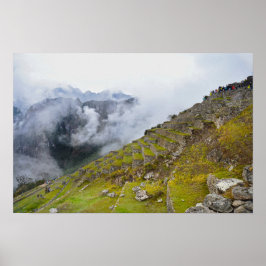 Poster Machu Picchu, Peru, Terraços