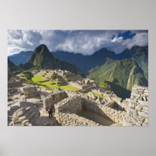 Póster Machu Picchu, ruínas antigas, UNESCO mundo 3