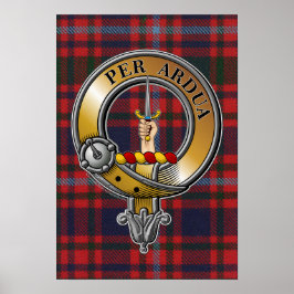 Poster MacIntyre Tartan & Crachá