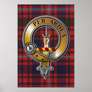 Poster MacIntyre Tartan & Crachá