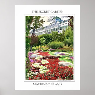 Poster Mackinac Island The Secret Garden