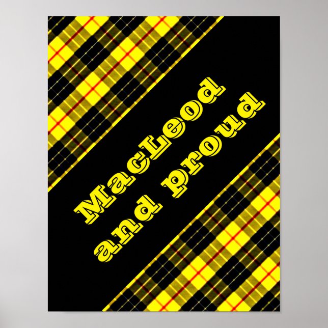 Póster MacLeod Tartan Lewis (Frente)
