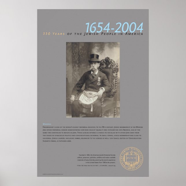 Poster Maçons (Frente)