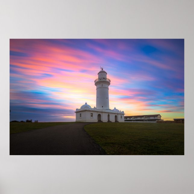 Poster Macquarie Lighthouse | Sidney, Austrália (Frente)