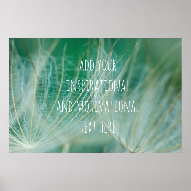 Poster macro Dandelion (Frente)