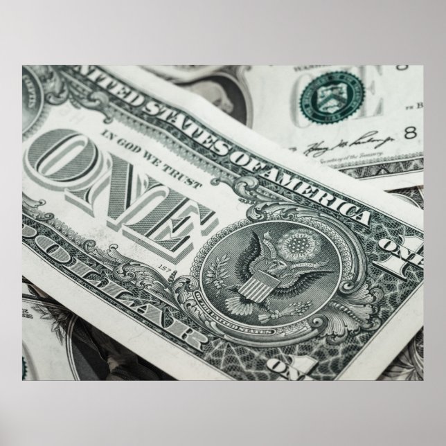 Póster Macro Money Bill Money Fechado (Frente)