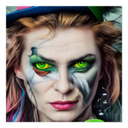 Póster Mad Hatter AI gerou arte