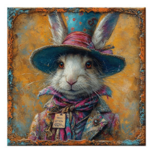 Póster Mad Hatter: Bizarre Bonnet Bliss