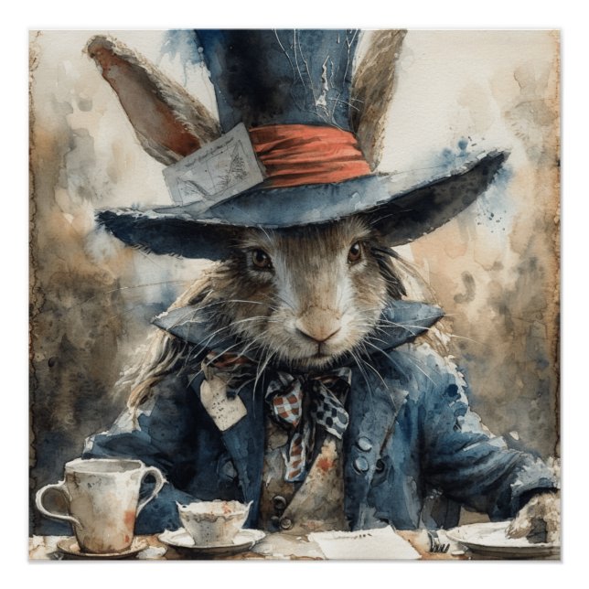 Póster Mad Hatter: Encantamento excêntrico (Frente)