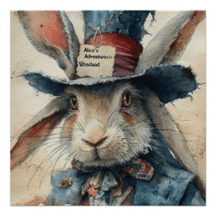 Póster Mad Hatter: Fantasia do Chapéu Fancioso