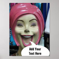 Mad Laughing Mannequin ~ Uncanny Valley Girl