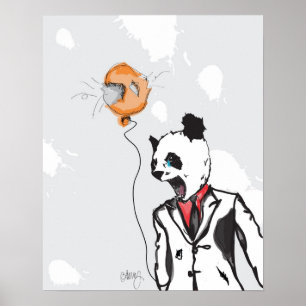 Poster Mad Panda 16 pol x 20 pol
