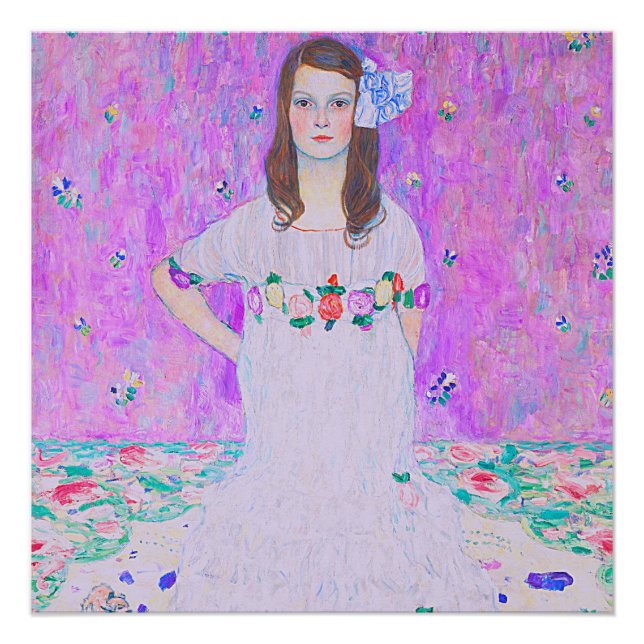 Póster Mäda Primavesi, Poster de Gustav Klimt (Frente)