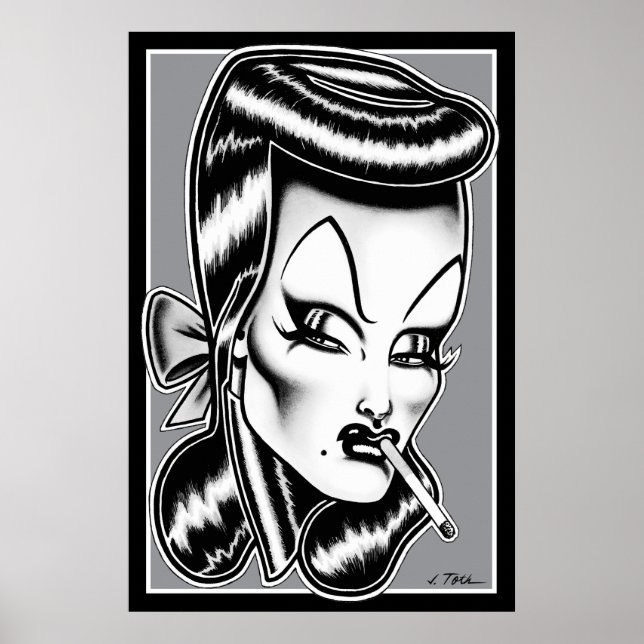 Poster Madam Mars™/Retrato de Glamour (Frente)
