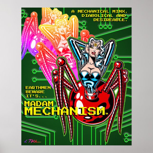 Poster Madam Mechanism™/Beware  (Frente)