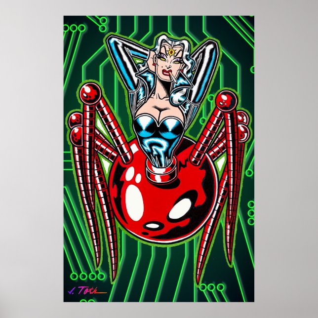 Poster Madam Mechanism™/Mecha Spider  (Frente)