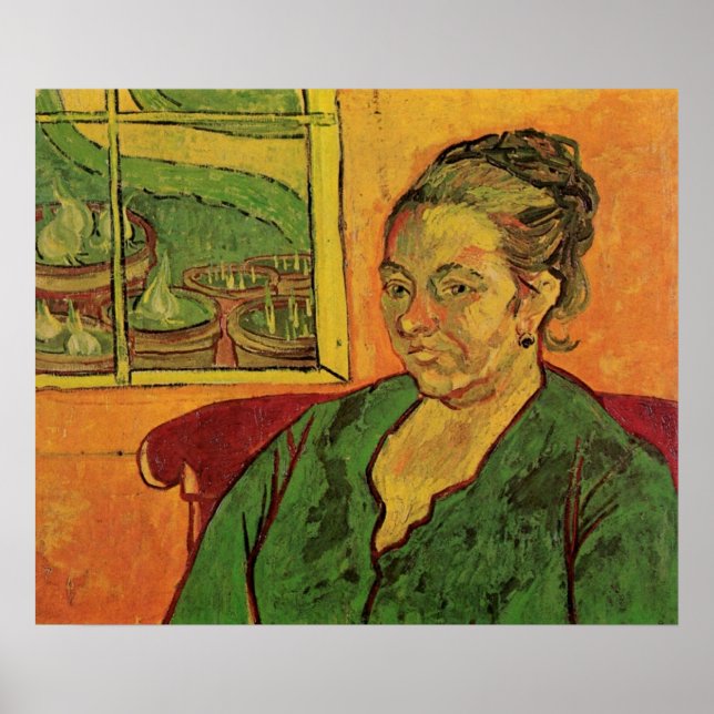 Poster Madame Augustine Roulin por Vincent van Gogh (Frente)