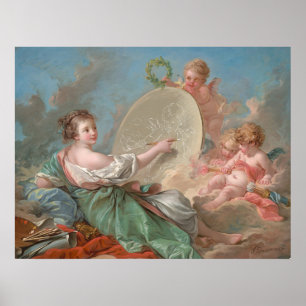 Poster Madame Bergeret - François Boucher Fine Art