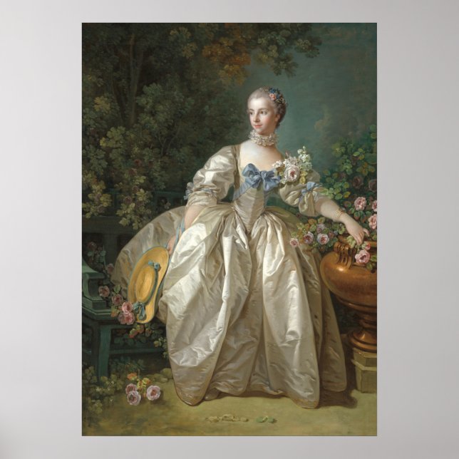 Poster Madame Bergeret - François Boucher Fine Art (Frente)