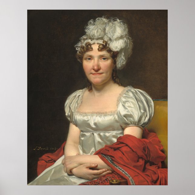 Poster Madame David - Jacques-Louis David Fine Art (Frente)