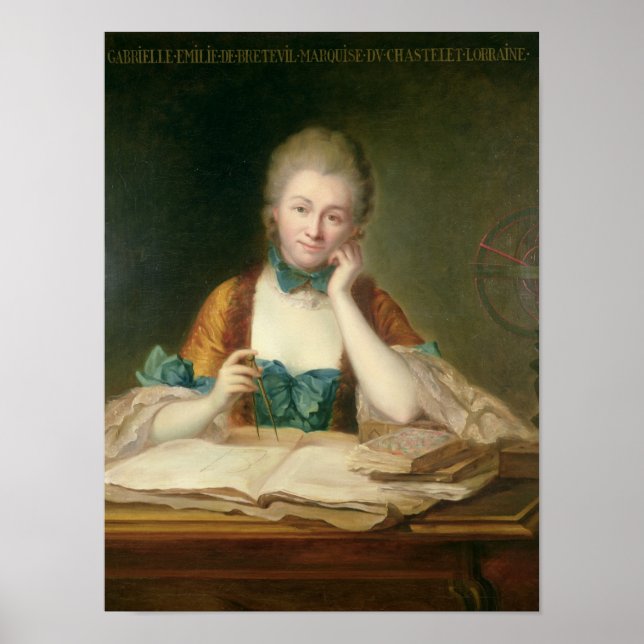 Póster Madame de Chatelet-Lomont (Frente)