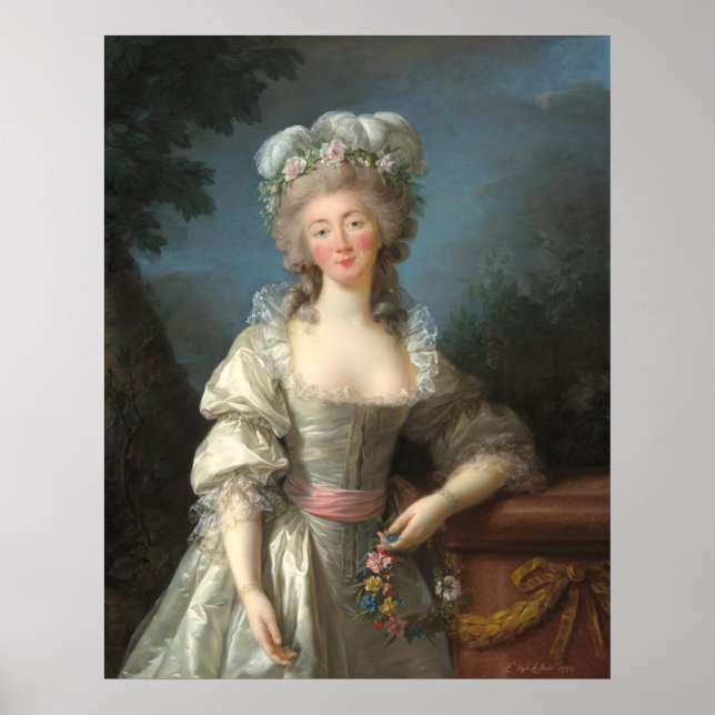 Poster Madame du Barry - Élisabeth-Louise Brun Fine Art (Frente)