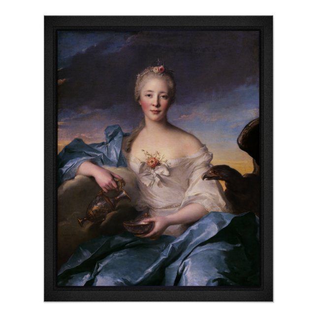 Póster Madame Le Fèvre de Caumartin como Hebe (Frente)