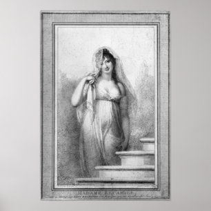 Póster Madame Recamier