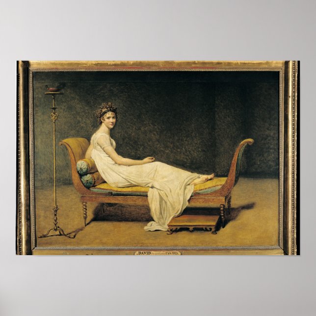 Póster Madame Recamier, 1800 (Frente)