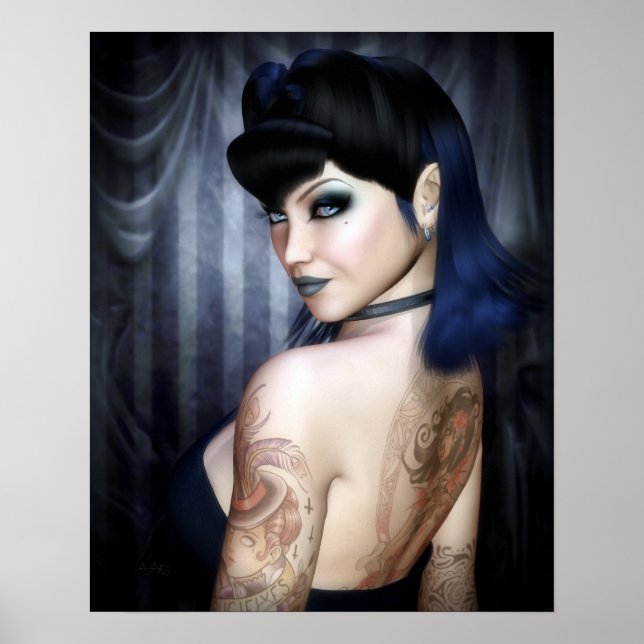 Póster Madame Sophie Vampire Queen Poster/Canvas Print (Frente)