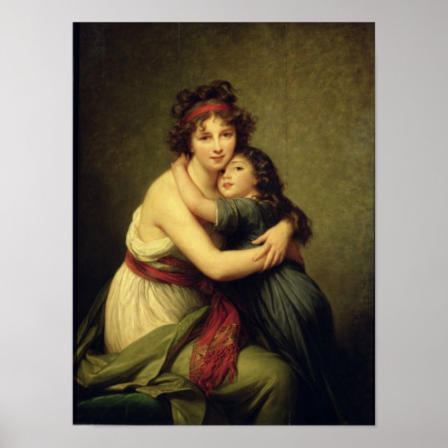 Póster Madame Vigee-Lebrun e sua filha (Frente)