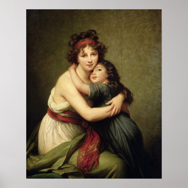 Póster Madame Vigee-Lebrun e sua filha (Frente)