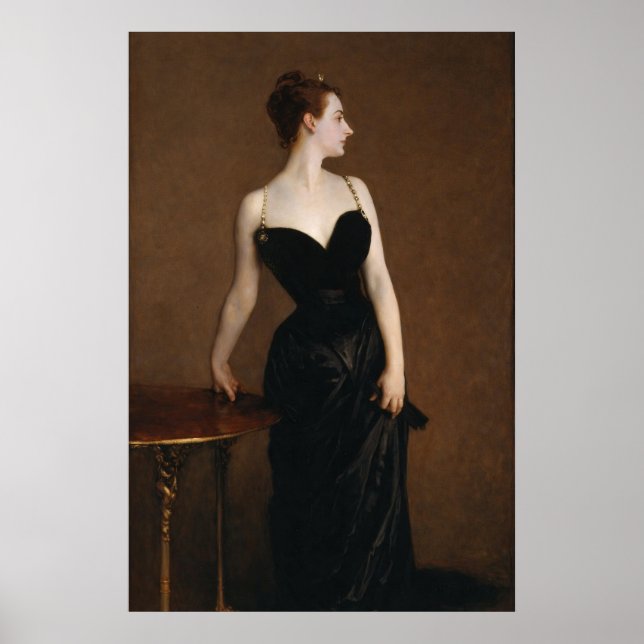 Poster Madame X de John Singer Sargent (Frente)