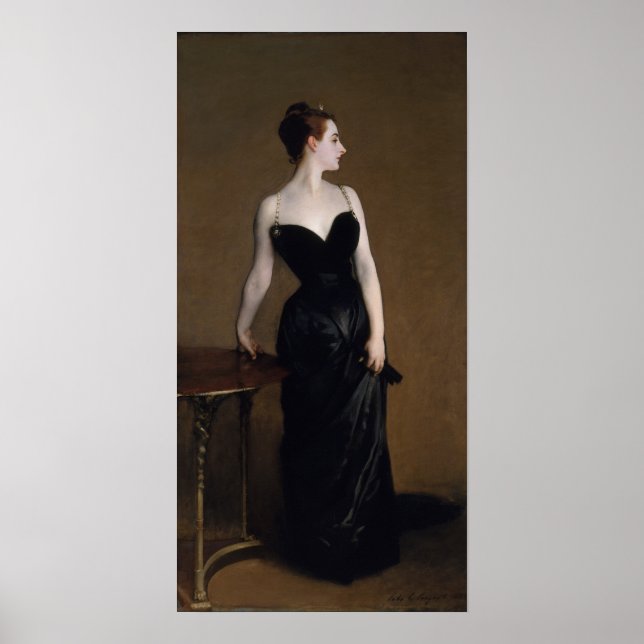 Poster Madame X ~ John Singer Sargent (Frente)