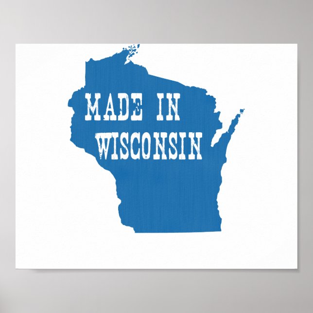 Póster Made In Wisconsin (Frente)