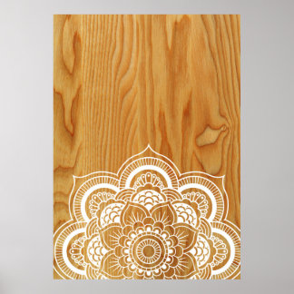 Póster Madeira e Mandala