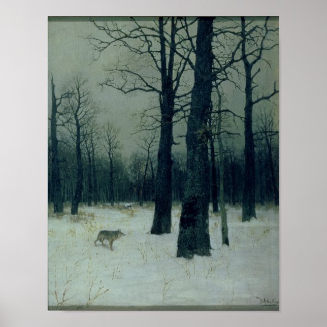 Póster Madeira no inverno, 1885 (Frente)